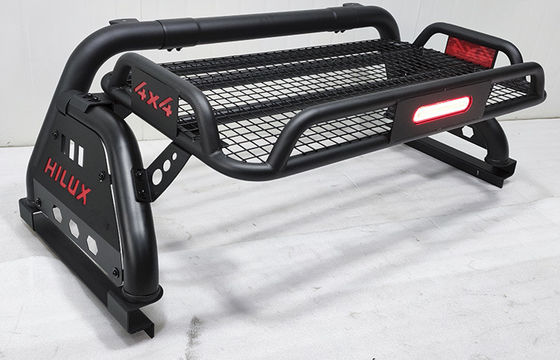 購入 ルーフ ラック ライトが付いている積み込み4X4のスポーツのトリトンのロール バーの黒Np300のスポーツ バー online manufacture