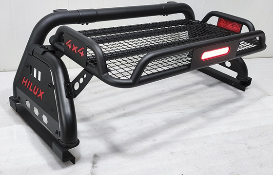 Buy Pickup 4X4 Sport Triton Roll Bar Black Np300 Sports Bar With Roof Rack Light online manufacture