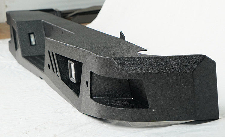 APcenter Black Rear Bumper Assembly For Ford F-150 Flareside/Stepside 1997-2003 - Direct Replacement